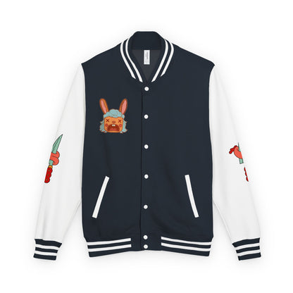 Pretty Deadly Demon Girl Letterman Jacket — Retro Anime Varsity Jacket