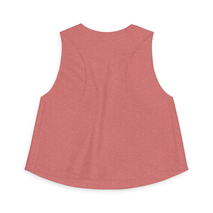 Pretty Deadly Women's Crop Top — Cute Pink Boxer Graphic Tank