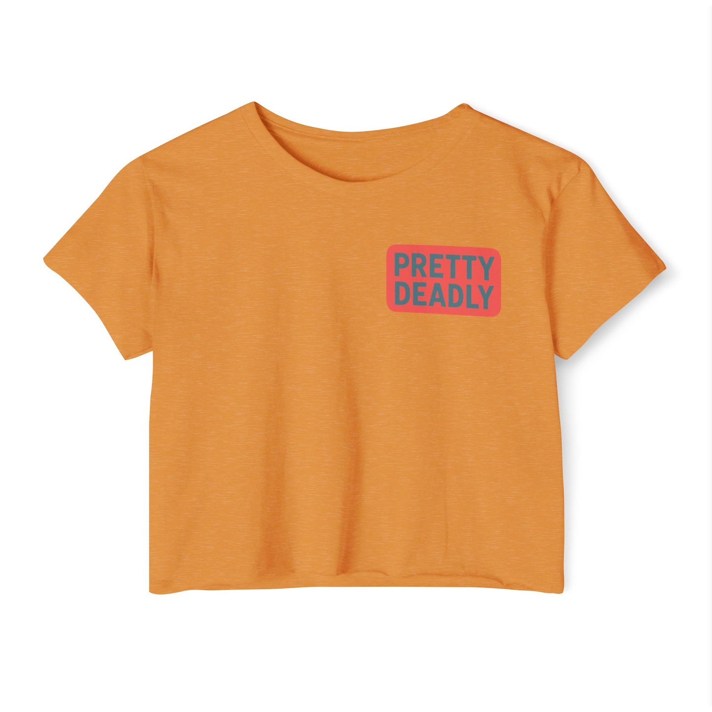 Pretty Deadly Crop Top — Women's Festival Graphic Tee