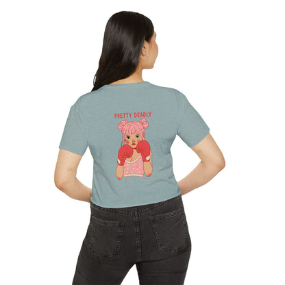 Pretty Deadly Crop Top — Women's Festival Graphic Tee