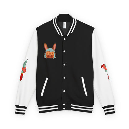 Pretty Deadly Demon Girl Letterman Jacket — Retro Anime Varsity Jacket