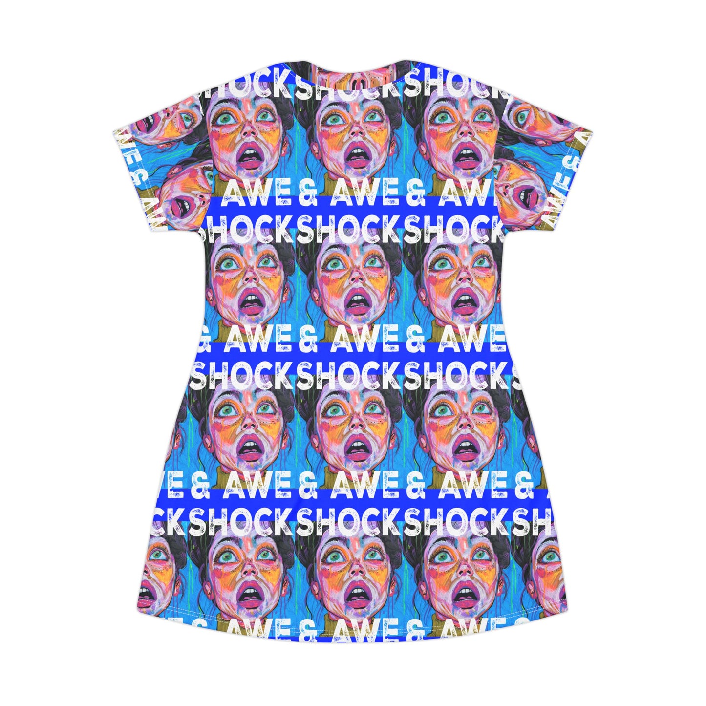 SHOCK & AWE T-Shirt Dress (AOP)