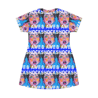 SHOCK & AWE T-Shirt Dress (AOP)