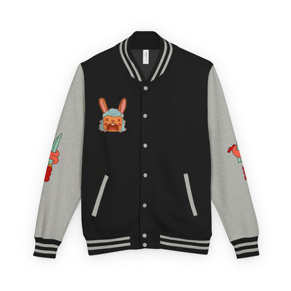 Pretty Deadly Demon Girl Letterman Jacket — Retro Anime Varsity Jacket
