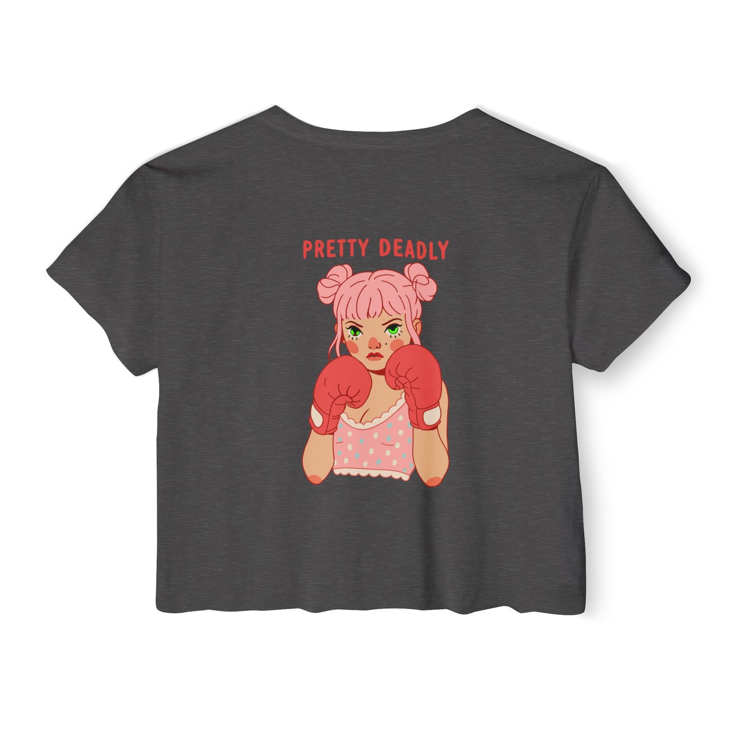 Pretty Deadly Crop Top — Women's Festival Graphic Tee