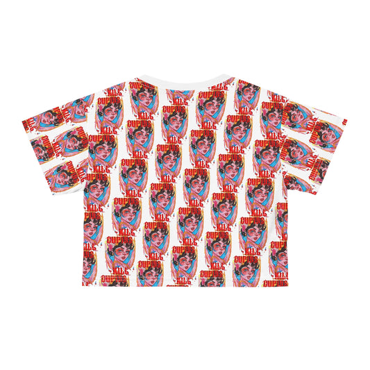 Cupid’s Kill Pop Art Crop Tee — 'Cupid's Kiss' Crop Top