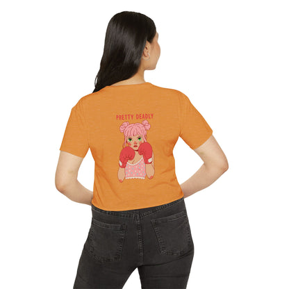 Pretty Deadly Crop Top — Women's Festival Graphic Tee
