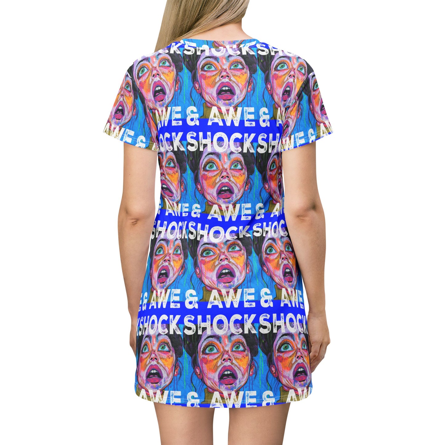 SHOCK & AWE T-Shirt Dress (AOP)