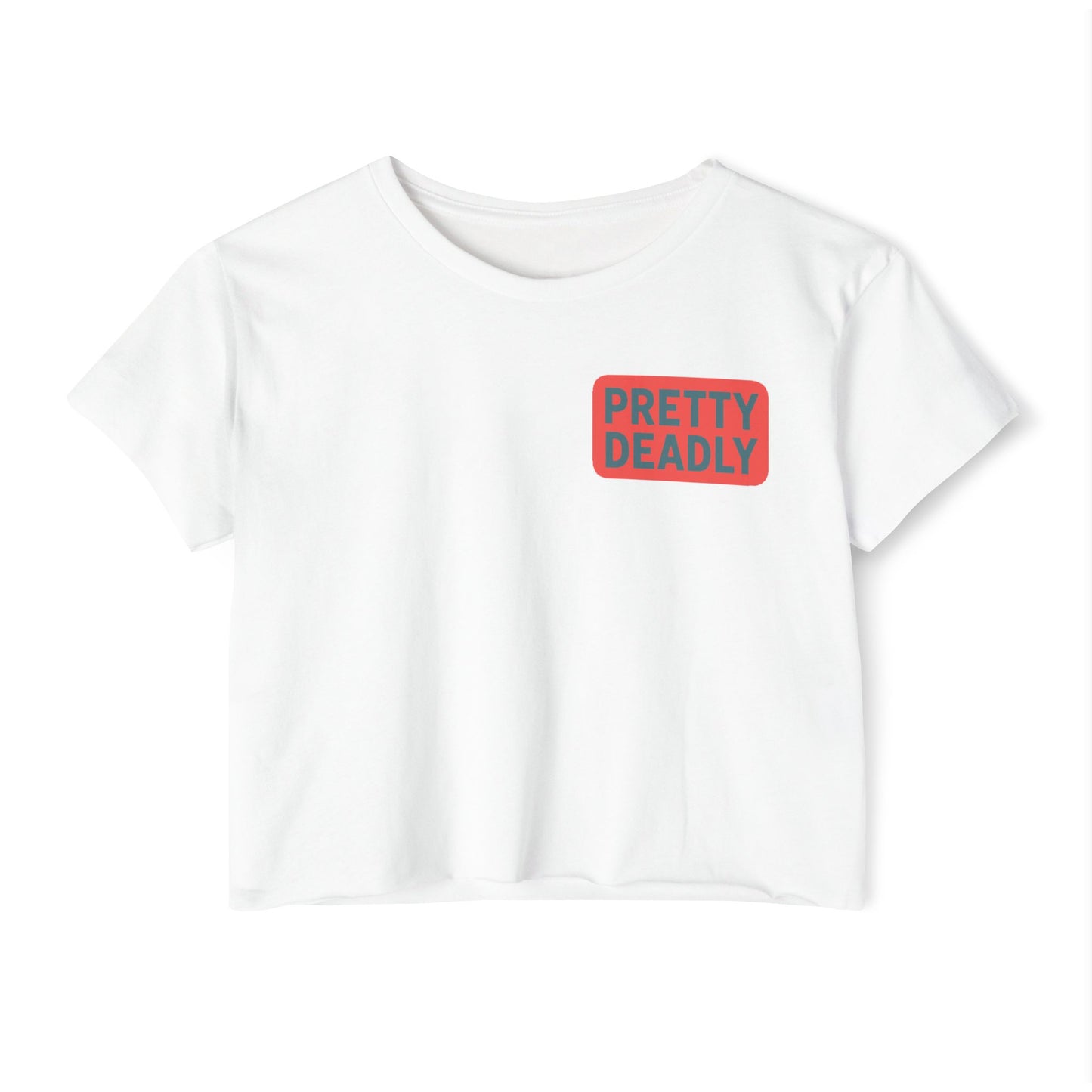 Pretty Deadly Crop Top — Women's Festival Graphic Tee