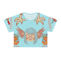 Copy of Pretty Deadly Winged Mask Crop Tee — Retro Kawaii Graphic Crop Top