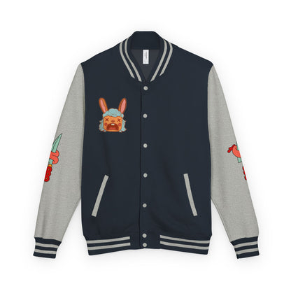 Pretty Deadly Demon Girl Letterman Jacket — Retro Anime Varsity Jacket