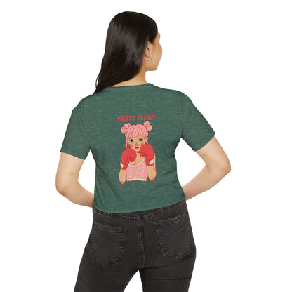 Pretty Deadly Crop Top — Women's Festival Graphic Tee
