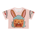 Copy of Pretty Deadly Bunny Crop Tee — Cute Kawaii Bunny Graphic Crop Top