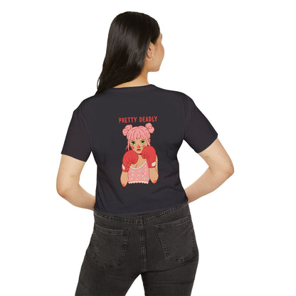 Pretty Deadly Crop Top — Women's Festival Graphic Tee