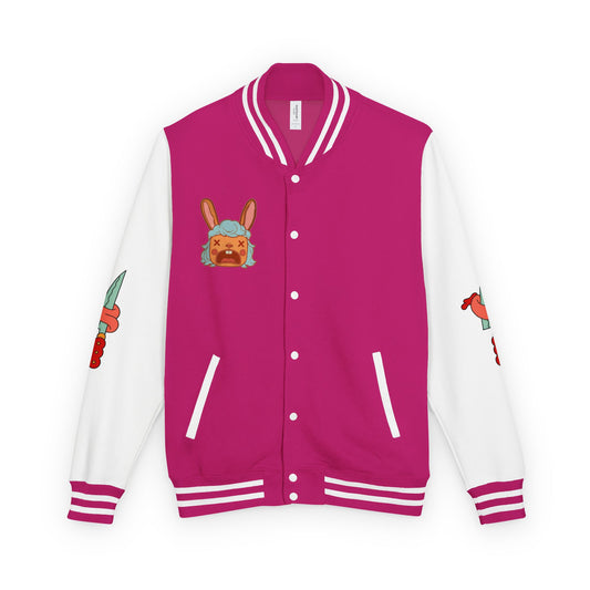 Pretty Deadly Demon Girl Letterman Jacket — Retro Anime Varsity Jacket