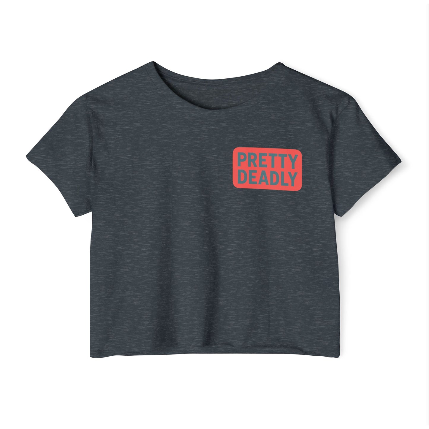 Pretty Deadly Crop Top — Women's Festival Graphic Tee