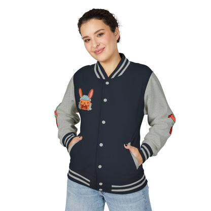 Pretty Deadly Demon Girl Letterman Jacket — Retro Anime Varsity Jacket