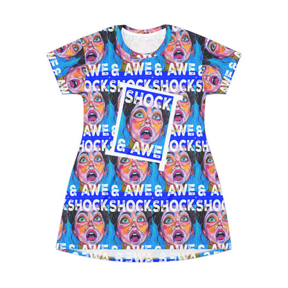 SHOCK & AWE T-Shirt Dress (AOP)