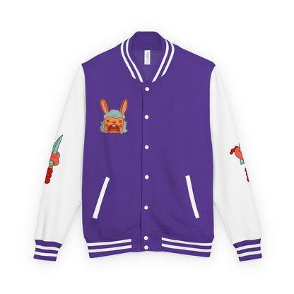 Pretty Deadly Demon Girl Letterman Jacket — Retro Anime Varsity Jacket