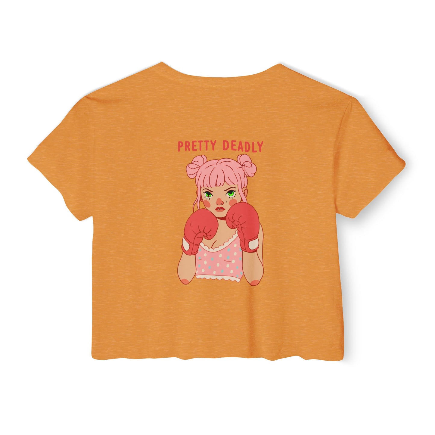 Pretty Deadly Crop Top — Women's Festival Graphic Tee