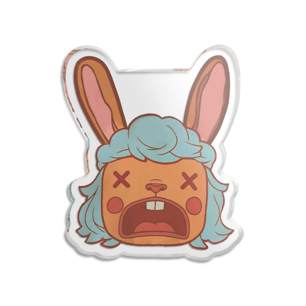 Custom Cut Statue — Quirky Crying Bunny Cut Statue