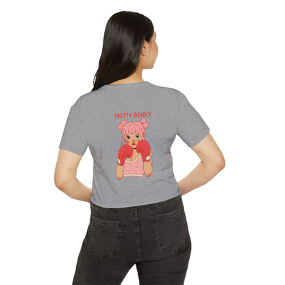 Pretty Deadly Crop Top — Women's Festival Graphic Tee