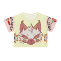Copy of Pretty Deadly Crop Tee — Cute Devil Girl Graphic AOP